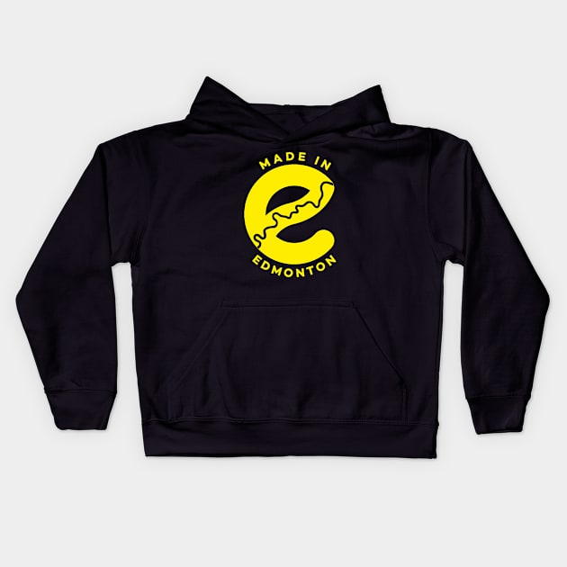 Made in Edmonton Kids Hoodie by Edmonton River